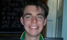 Oliver McGowan facing the camera and smiling
