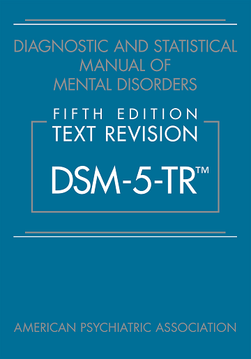 Cover of DSM-5-TR (hardcover book)