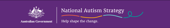 DSS NAS logo - says Australian Government National Autism Strategy - help shape the change