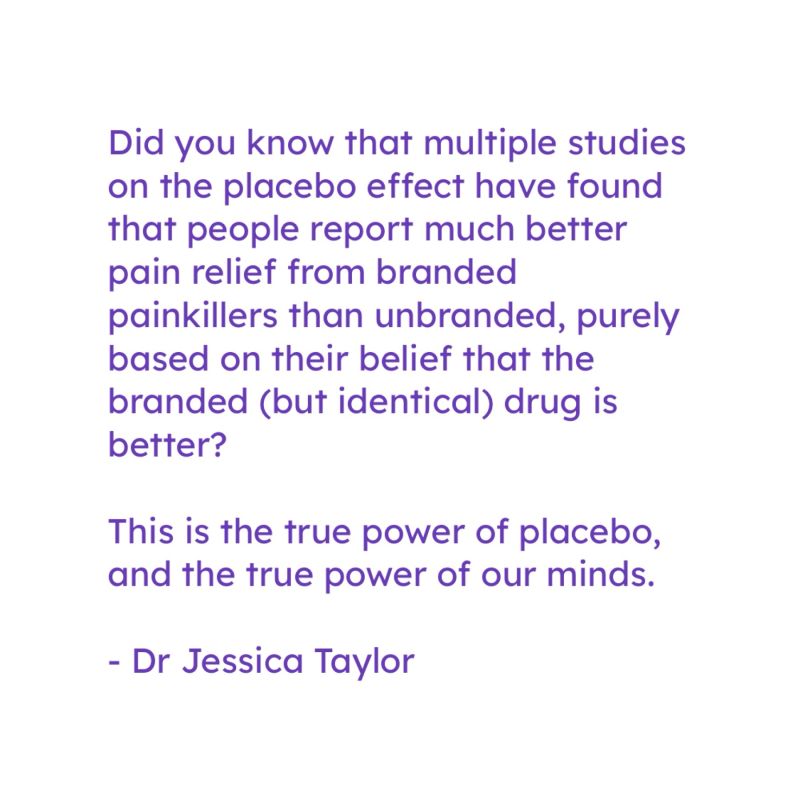 placebos work