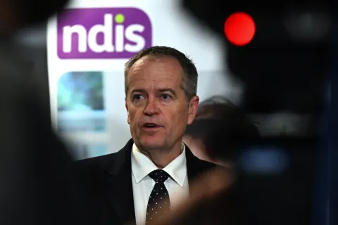 The minister for the National Disability Insurance Scheme, Bill Shorten. 