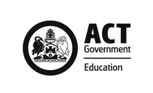 ACT Government. Education logo and text